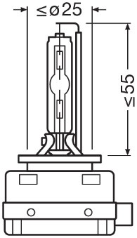 Osram Gloeilamp, koplamp 66140XNN-HCB