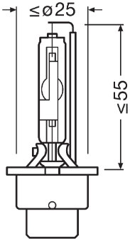 Osram Gloeilamp, koplamp 66440XNN-HCB