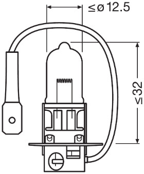 Osram Gloeilamp, bochtenlicht 64156TSP