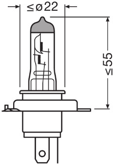 Osram Gloeilamp, verstraler 64193NB200-HCB