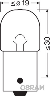 Osram Gloeilamp, achteruitrijlicht 5007ULT-02B