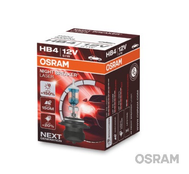 Gloeilamp, bochtenlicht Osram 9006NL