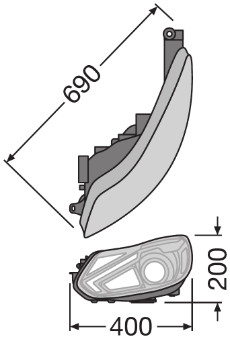 Osram Verstraler LEDHL105-BK
