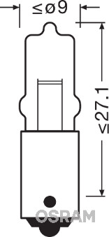 Osram Gloeilamp, interieurverlichting 64111-02B
