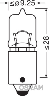 Osram Gloeilamp, achteruitrijlicht 64132