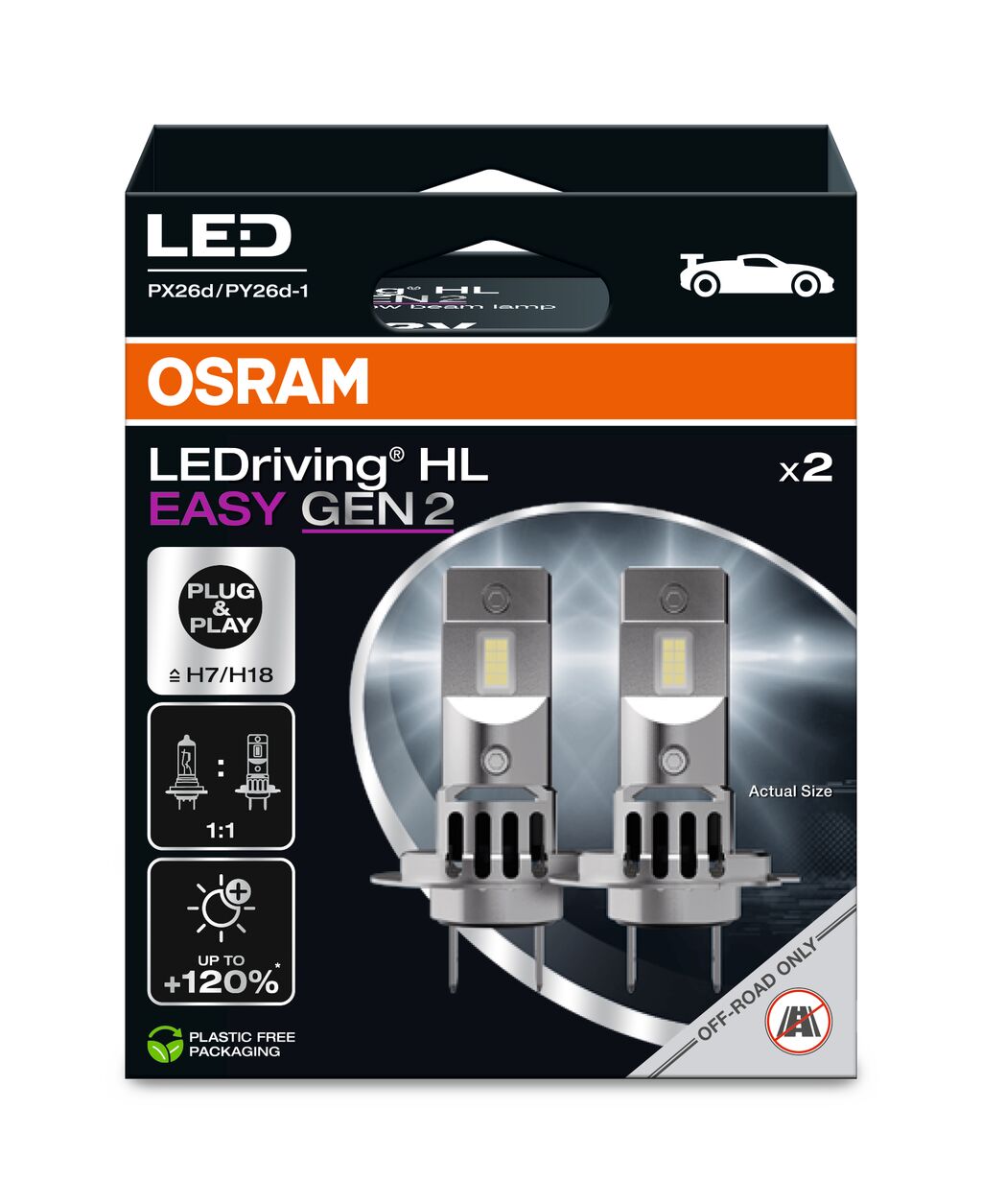 Gloeilamp, verstraler Osram 64210DWESY2-2HB