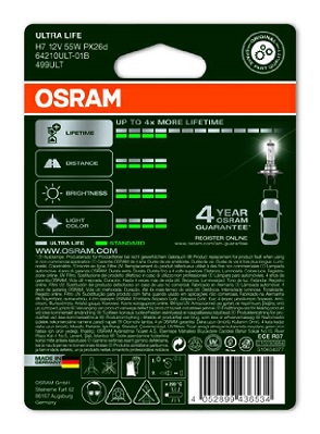 Osram Gloeilamp, bochtenlicht 64210ULT-01B