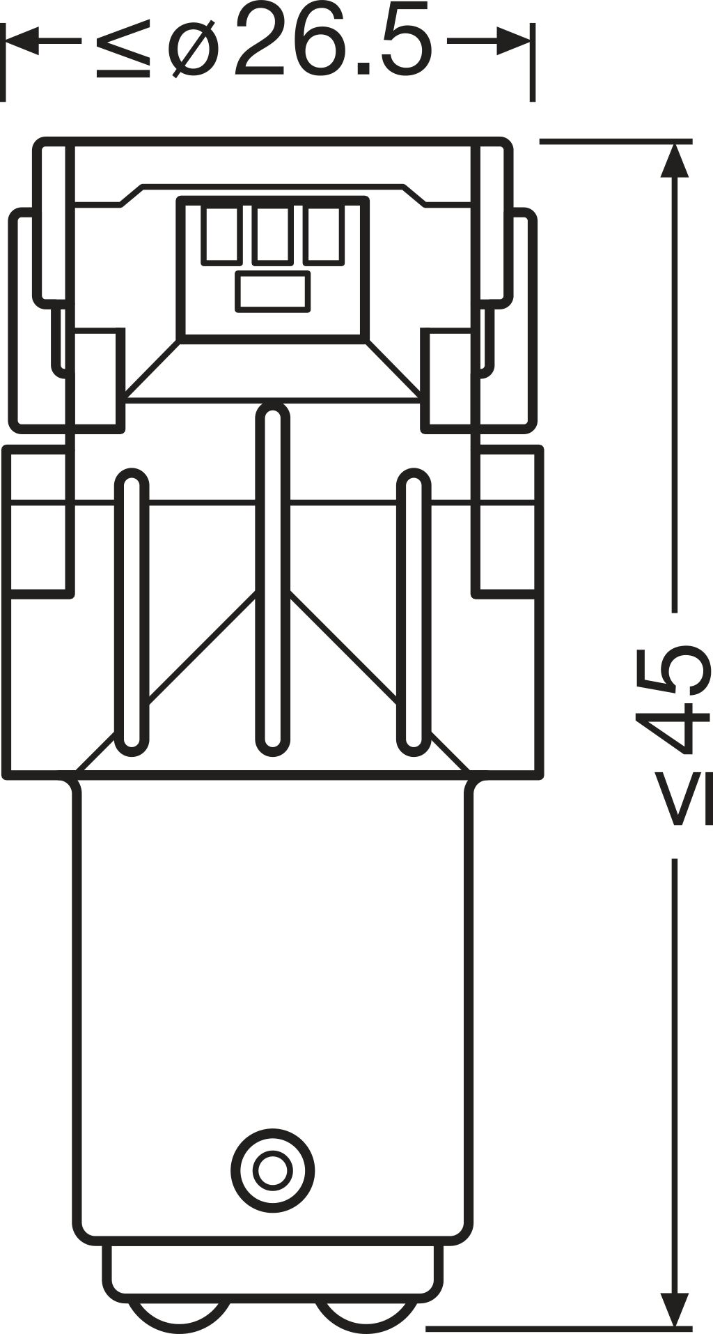 Gloeilamp Osram 7528DRP-2BL