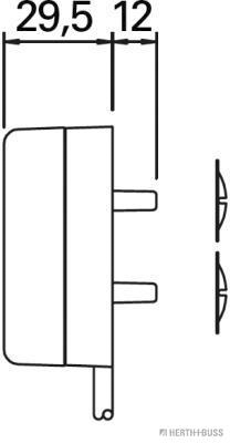 Herth+Buss Elparts Parkeerlicht  82710101