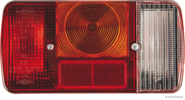 Lampglas voor achterlicht Herth+Buss Elparts 83832004