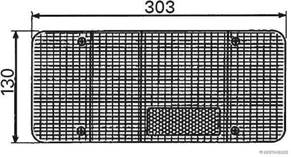 Herth+Buss Elparts Achterlicht 83840504