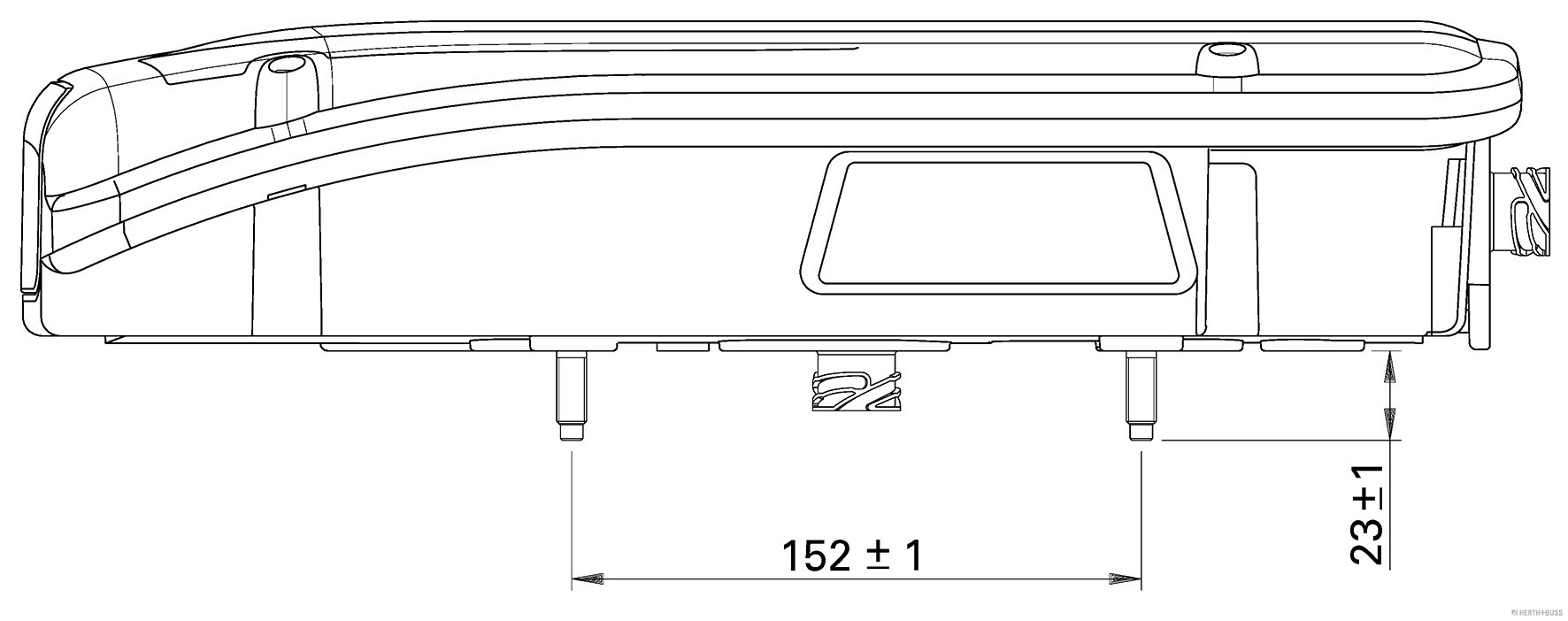 Herth+Buss Elparts Achterlicht 83840777