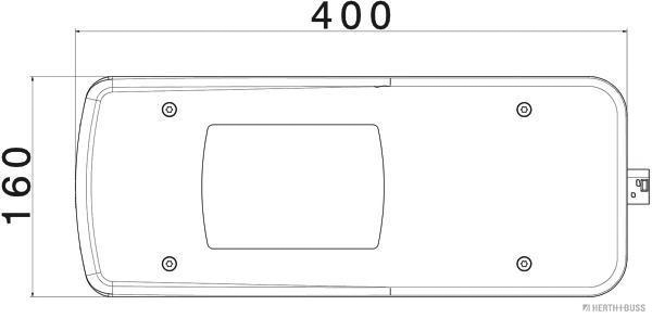 Herth+Buss Elparts Achterlicht 83840994