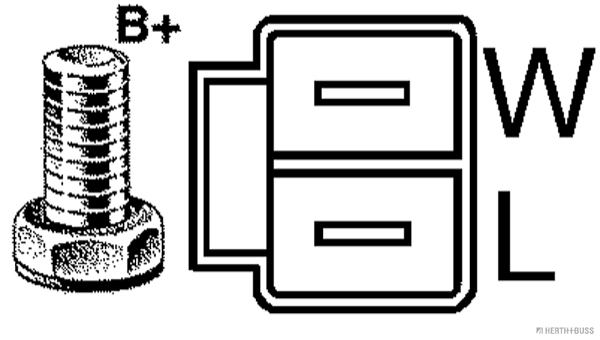 Herth+Buss Elparts Alternator/Dynamo 32048340