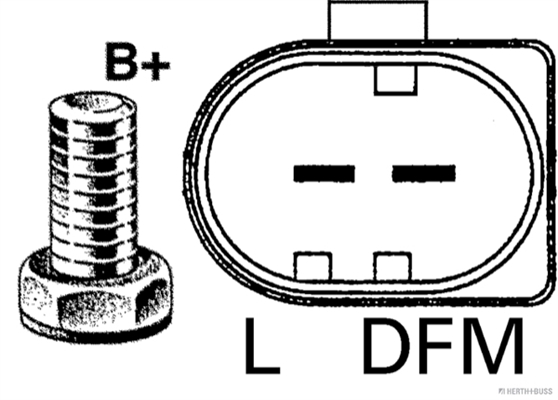 Herth+Buss Elparts Alternator/Dynamo 32061880