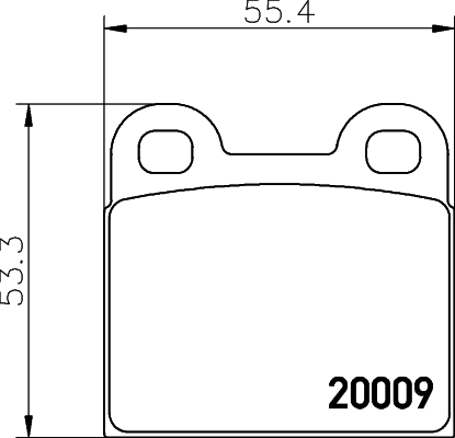 Remblokset Mintex MDB1012