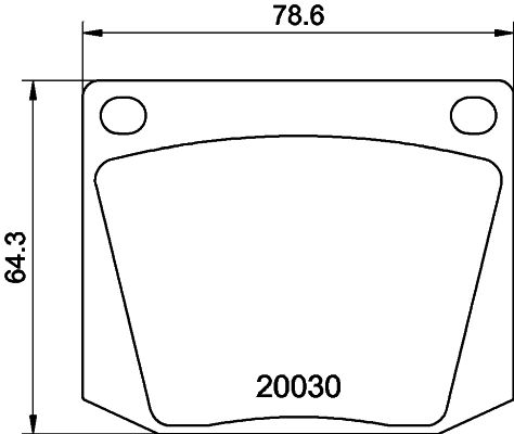 Remblokset Mintex MGB525