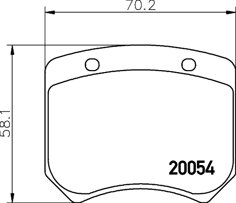 Remblokset Mintex MLB20