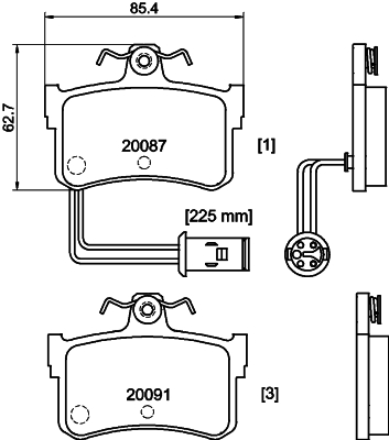 Remblokset Mintex MDB1343