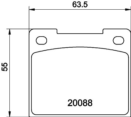 Remblokset Mintex MGB533