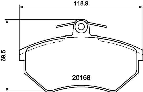 Remblokset Mintex MDB1571