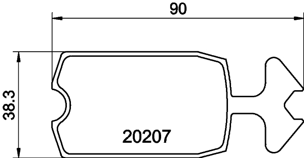 Remblokset Mintex MDB1029