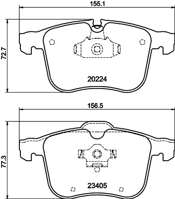 Remblokset Mintex MDB2764