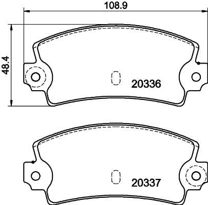 Remblokset Mintex MDB1065