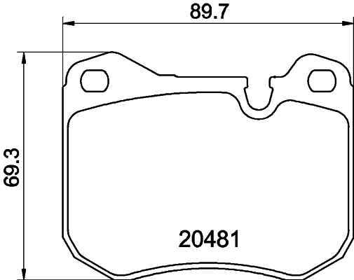 Remblokset Mintex MDB1132