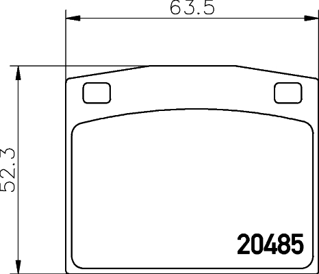 Remblokset Mintex MDB1106