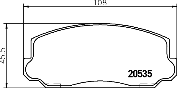 Remblokset Mintex MDB1119