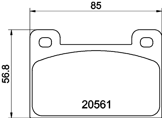 Remblokset Mintex MDB1165