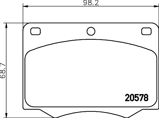 Remblokset Mintex MGB642