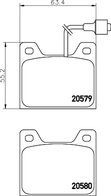 Remblokset Mintex MDB1146