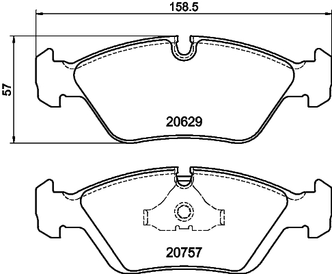 Remblokset Mintex MDB1230