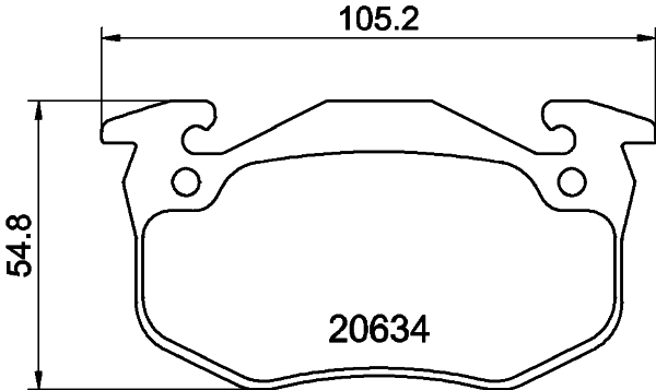 Remblokset Mintex MDB1676