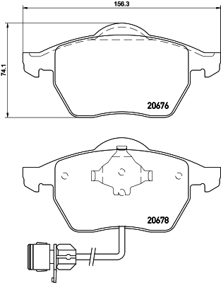 Remblokset Mintex MDB1531