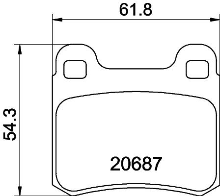 Remblokset Mintex MDB1222