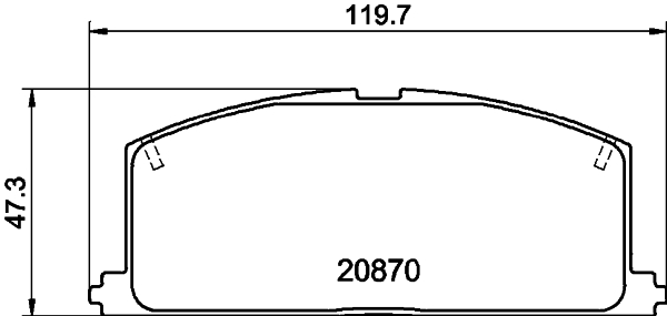 Remblokset Mintex MDB1251