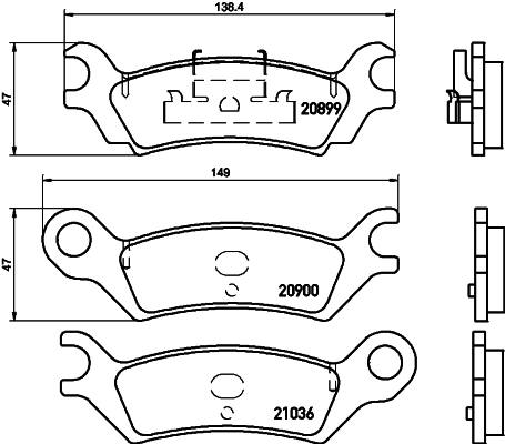 Remblokset Mintex MDB1477