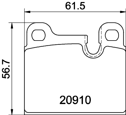 Remblokset Mintex MDB2167