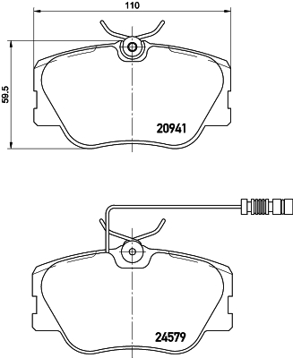 Remblokset Mintex MDB1437