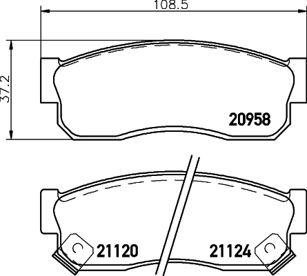 Remblokset Mintex MDB1381