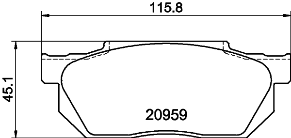 Remblokset Mintex MDB1241