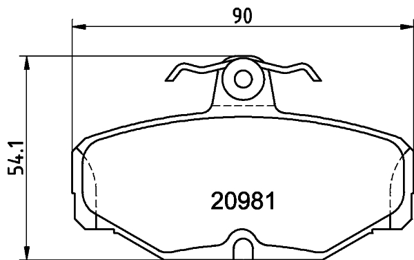 Remblokset Mintex MDB1287