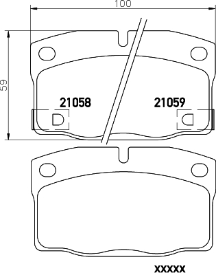 Remblokset Mintex MDB1512