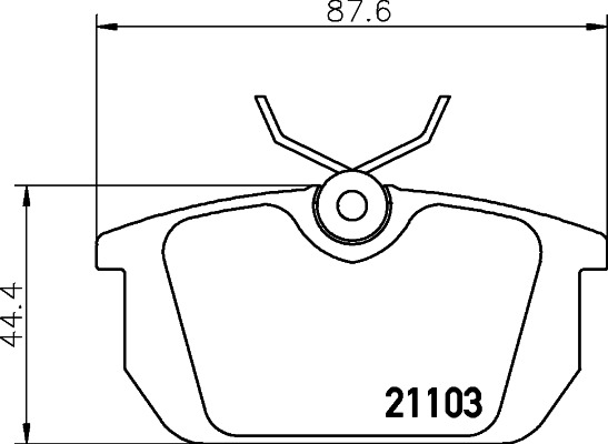 Remblokset Mintex MDB1309