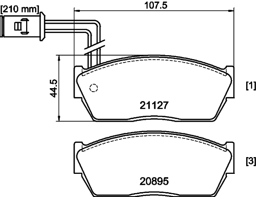 Remblokset Mintex MDB1332