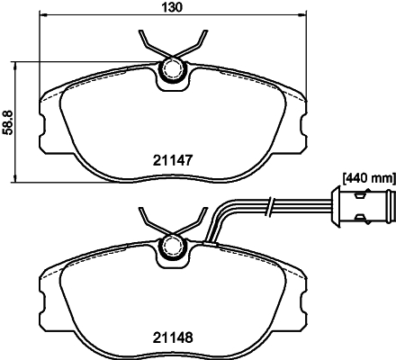 Remblokset Mintex MDB1391