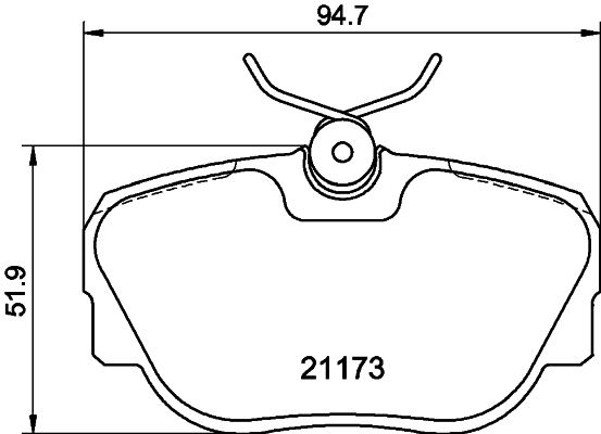 Remblokset Mintex MDB1401